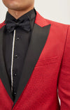 Tonal Paisley Tuxedo - Red