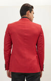 Tonal Paisley Tuxedo - Red