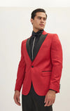 Tonal Paisley Tuxedo - Red