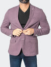 Unconstructed Stretch Ruby Blazer - Red