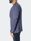 Unconstructed Stretch Blazer - Slub Blue