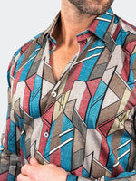 Picasso Long Sleeve Shirt - Brown