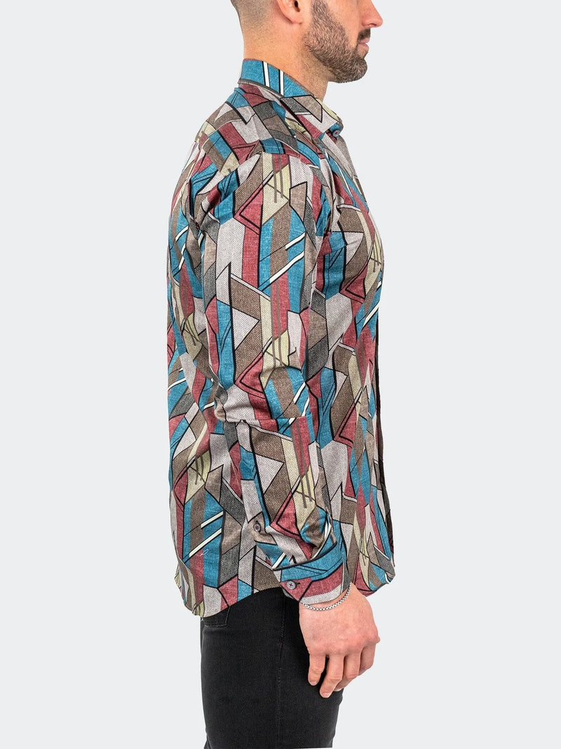 Picasso Long Sleeve Shirt - Brown