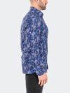 All over Print Performance Long Sleeve Shirt - Blue