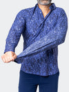 Pixel Stretch Long Sleeve Shirt - Purple