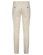 Slim Fit Linen Suit - Sand
