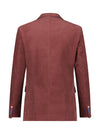 Rib Cord Blazer - Chili Red