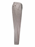 Wool Look Trousers with Stretch - Grey