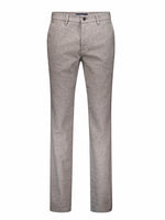 Wool Look Trousers with Stretch - Grey