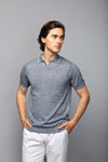 Johnny Collar Knit Polo - Navy