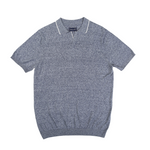 Johnny Collar Knit Polo - Navy