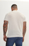 Geometric Knit Short Sleeve - Off White