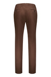 Brushed Cotton Trousers - Brown