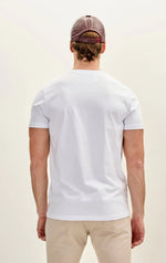 V-Neck Cotton T-Shirt - White