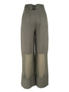 Yrja Mesh Detail Trousers - Olive