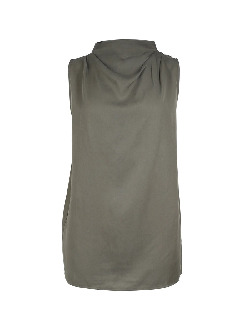 Yrja Sleeveless Top - Olive