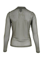 Yrja Mesh Long Sleeve Top - Olive