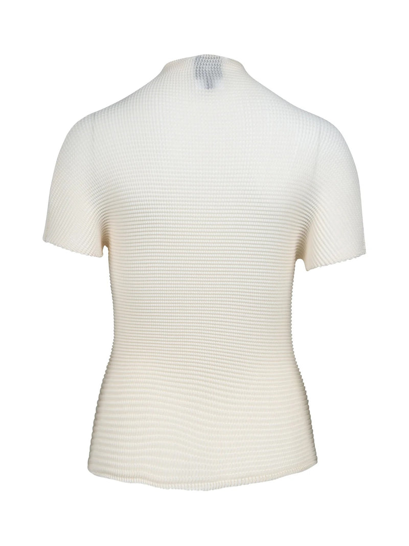 Yonna Waffle T-Shirt - Bone