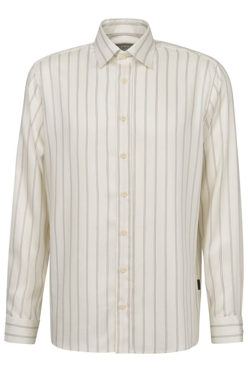 Striped Lyocell Shirt - Off White