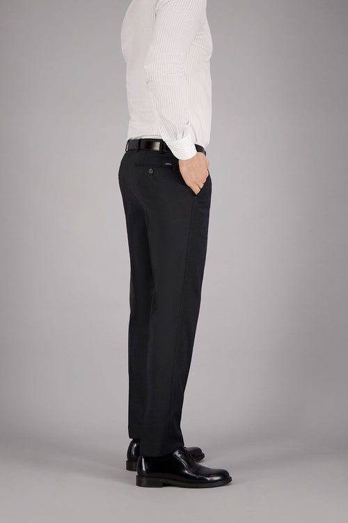 Innovative Wool Trousers - Charcoal