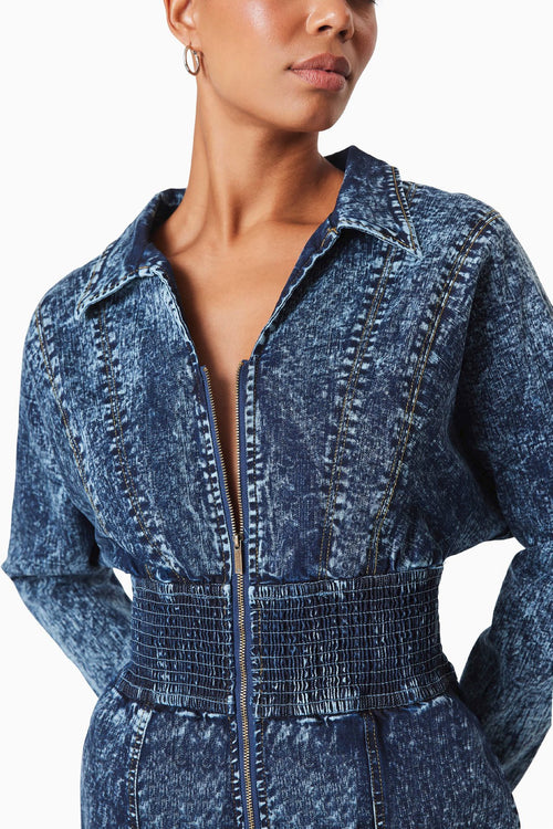 Denim Jumpsuit - Blue