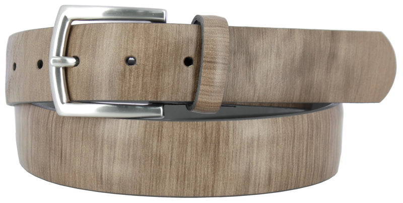 Italian Leather Burnished Belt - Brown