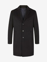 Cashmere Wool Coat - Black