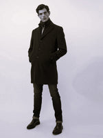 Cashmere Wool Coat - Black