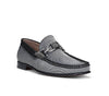 Nylon Leather Loafers - Pewter/Black