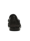 Nylon Leather Loafers - Black