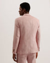 Cotton Linen Blazer - Light Pink