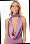 Drape Satin Maxi - Mauve