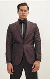 Paisley Shawl Tuxedo - Burgundy