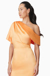 Off Shoulder Asymmetrical Gown - Mango