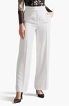 Tailored Wide Leg Trousers - Ivory