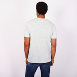 Slub Linen V-neck T-shirt - Grey