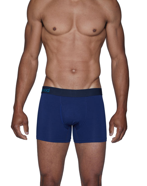 MyPakage Men's Weekday Boxer Brief Everyday Underwear MPWD (Black/Blue,  XXL) 